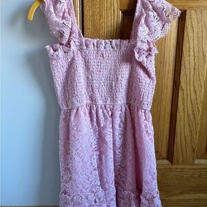 Pink Lace Dress